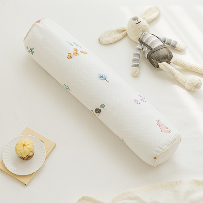 쉬즈홈 국내제조 유아용 풍기인견 바디필로우, 요거트 아이보리