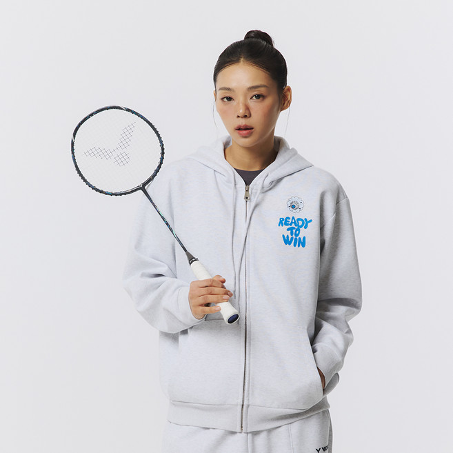 빅터 SOFTPRINT 배드민턴 후드 집업 VT25CJK203U