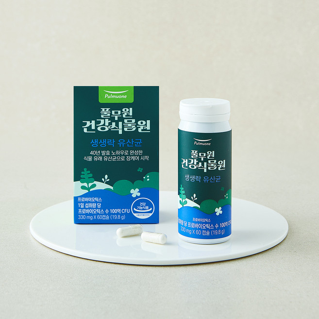풀무원건강식물원 생생락 유산균 19.8g, 1개, 60정