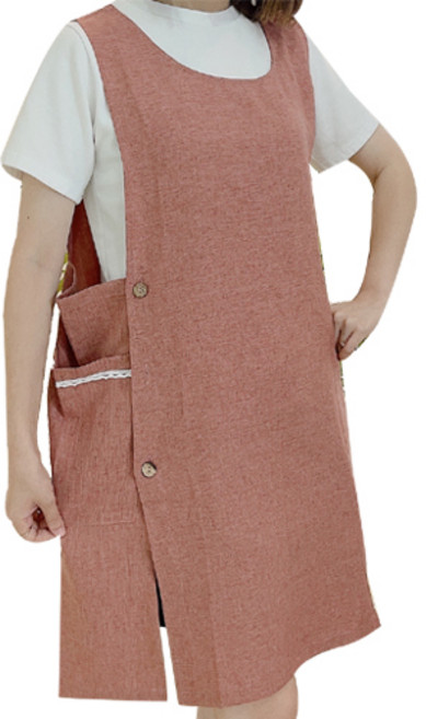 데코나인 엘르 앞치마, 브릭레드, 1개