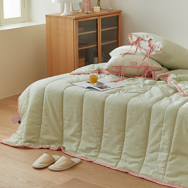 마틸라 리본케이크 간절기 차렵이불