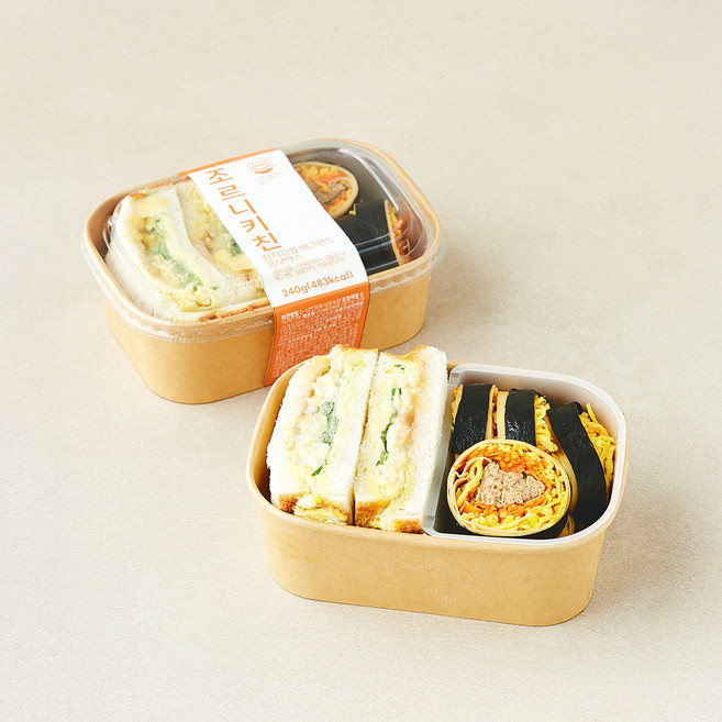 조르니키친 참치김밥 에그샌드 콤보박스, 240g, 1개