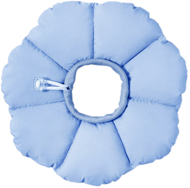 파스텔펫 반려동물 소프트 플라워 넥카라, 블루, 1개