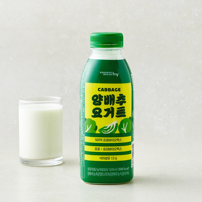 에치와이 양배추 요거트, 1개, 1개입, 500ml