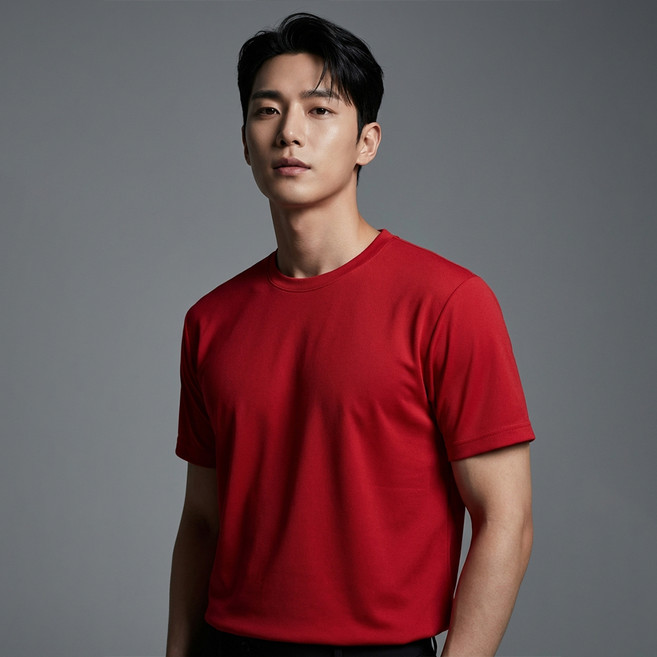 티팜 남녀공용 UN 드라이쿨 반팔 라운드 티셔츠 2p