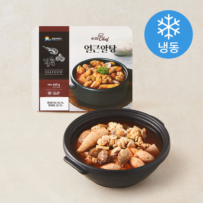 430쉐프 얼큰알탕 (냉동), 660g, 1개