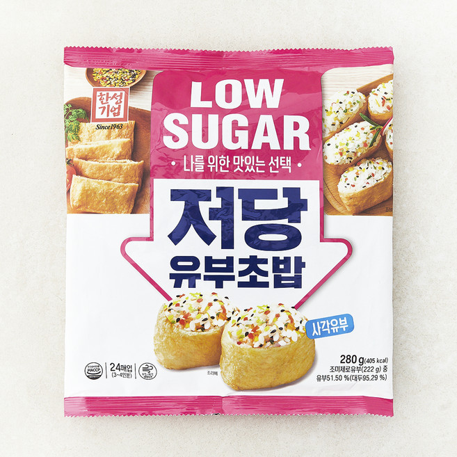 한성기업 저당 유부초밥, 280g, 1개