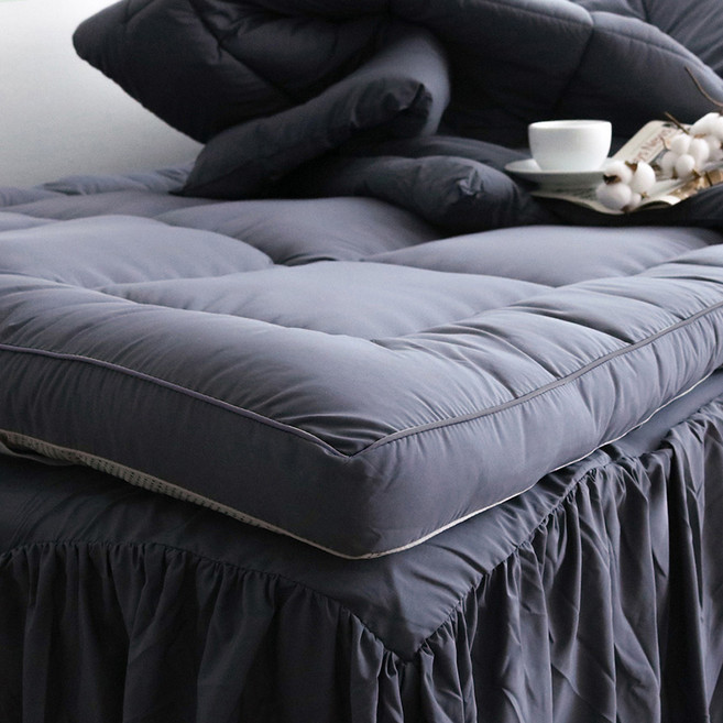 atonalo 造型抗菌抗過敏床墊, 炭灰色