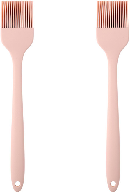 이지실리 실리콘 오일 브러쉬, 연핑크, 2개