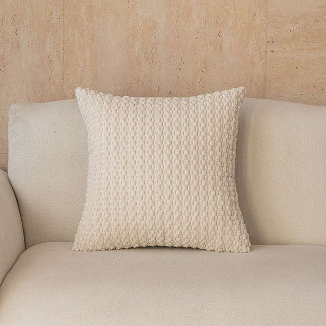 뉴리스 모던홈 북유럽 팝콘 버블 거실 인테리어 사각 쇼파 쿠션 커버