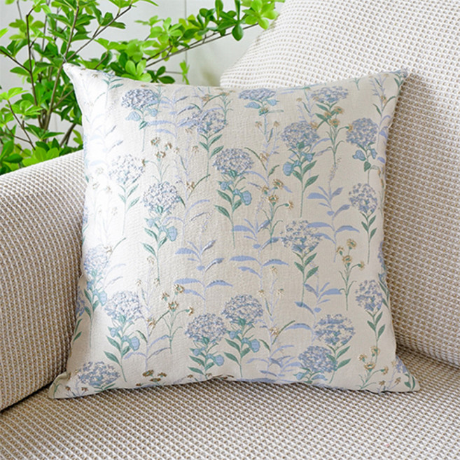 홈플로우 파스텔 민들레 자카드 쿠션커버