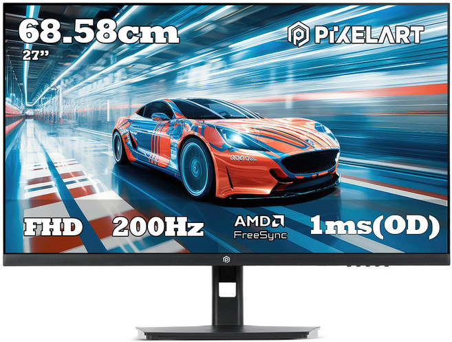 픽셀아트 FHD 200HZ FastIPS 모니터, PA2722F(일반), 68.58cm