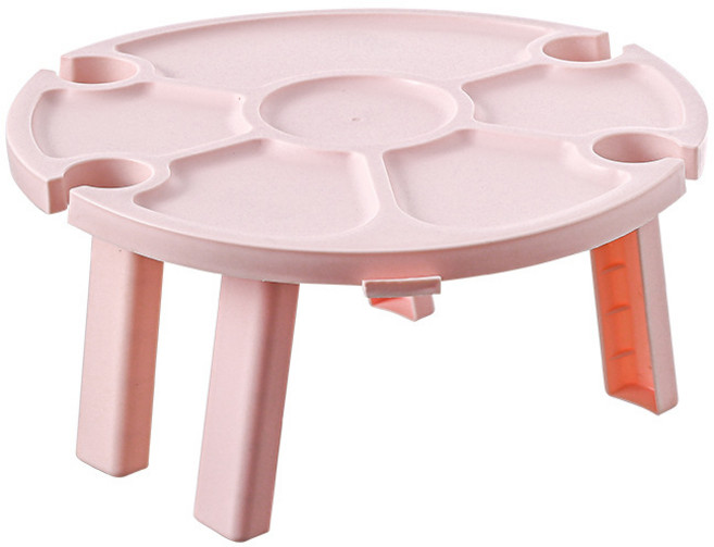 더이브닝 휴대용 접이식 테이블, 02 핑크