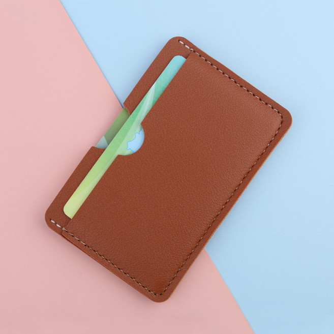 엘쏘 미니멀 가죽 카드지갑