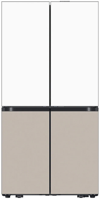 삼성전자 Bespoke AI 하이브리드 875L 4도어 냉장고 방문설치, RM80F91L1XJ