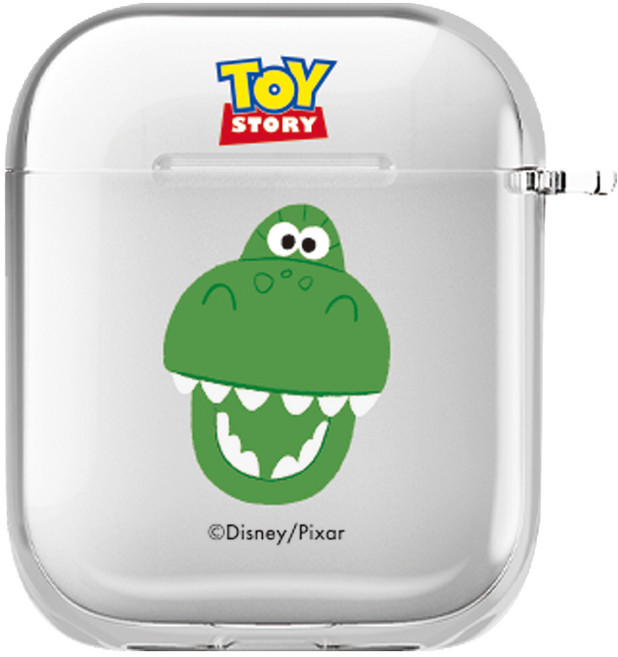 디즈니 토이스토리 퍼니 투명 에어팟 1 / 2 케이스, 렉스