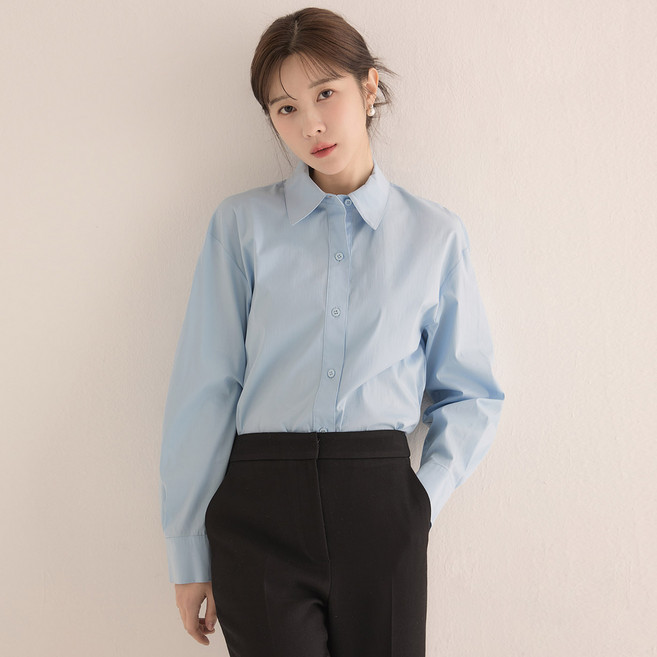 Roem 女款寬鬆長袖襯衫