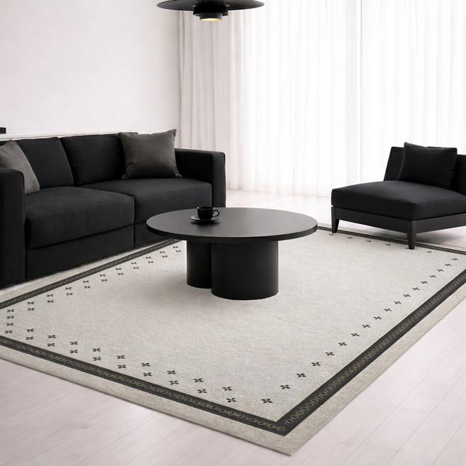 힐링스팟 북유럽 패턴 논슬립 러그