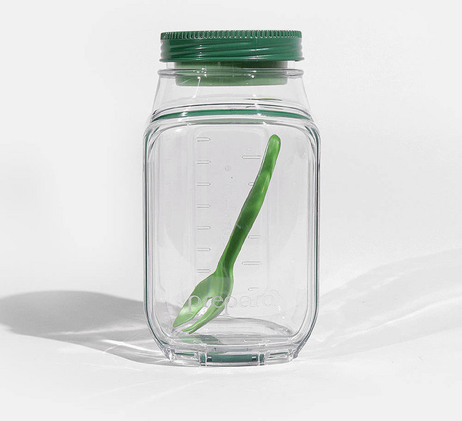 prepara 밀프렙 샐러드 1단 도시락 1100ml, 혼합색상, 1개