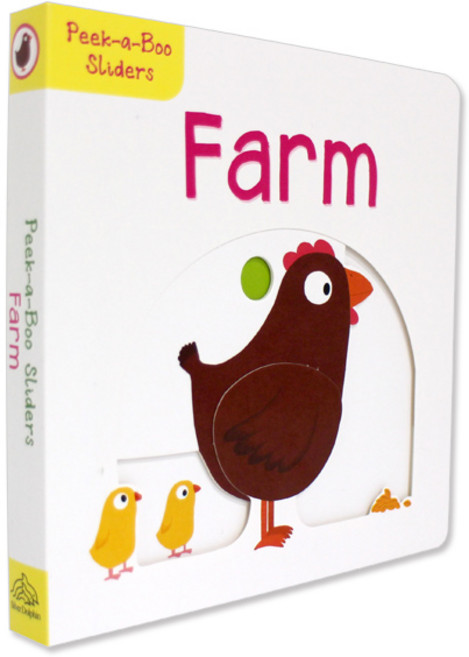 Farm Peek-a-Boo Sliders 厚紙書, SilverDolphinBooks:Brdbkedition, 英文, Board Books