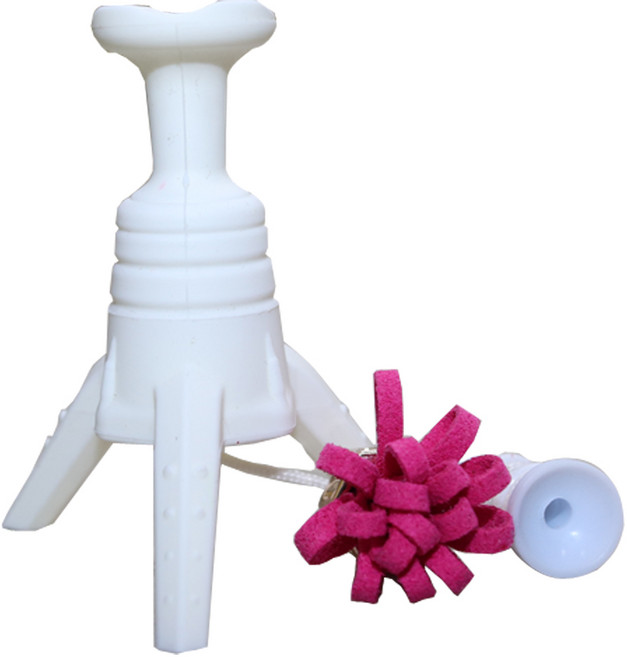 버디79 삼발이 높이조절 실리콘33골프티, 화이트, 1개