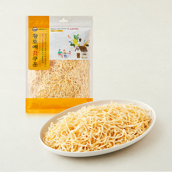 해살이 황토가마에 구운 진미채 얇은 오징어채, 1개, 1kg