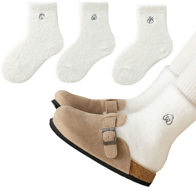 아동용 스노우 보온양말 3족 세트