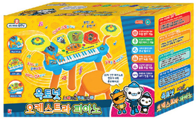 옥토넛 오케스트라 피아노 악기놀이세트, 혼합색상, 1개