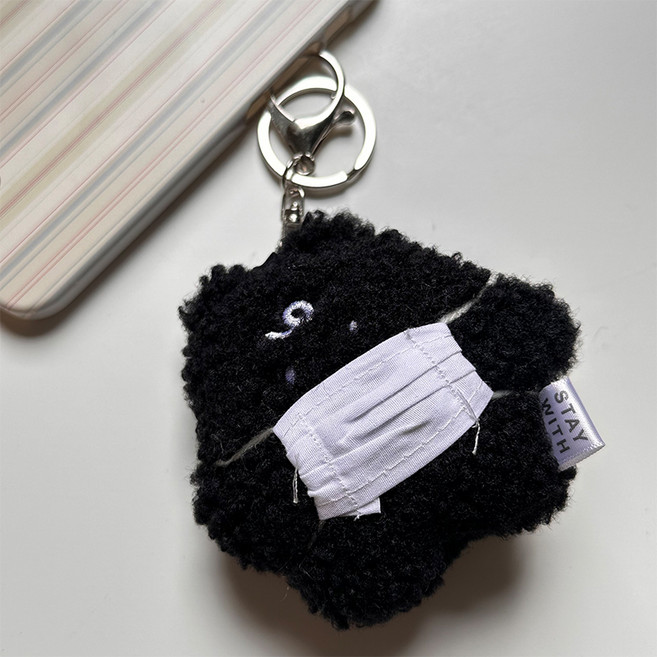 소리달 마크 곰돌이 마스크키링