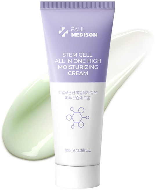 폴메디슨 줄기세포 올인원 모이스처 고보습 크림, 100ml, 1개
