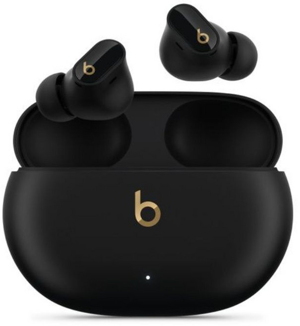 Apple 정품 Beats 스튜디오 버즈 +, 블랙 + 골드