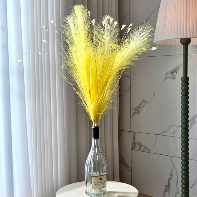 아르띠콜로 조화 팜파스 인조갈대 70cm, 02 옐로우, 2개