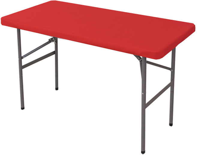 디에스텍스타일 밴드형 테이블탑 크로스, 레드, 122 x 61 x 74 cm, 1개