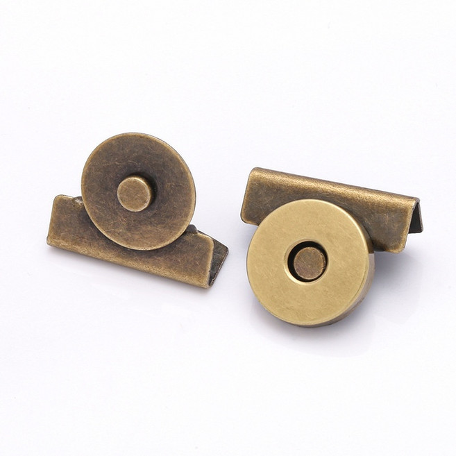 베노 바느질 없이 간편한 에코백 자석단추 세트, 브론즈, 1세트