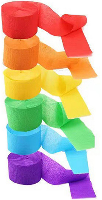 LivingDA 派對彩帶簾 6件組, 彩虹, 1組