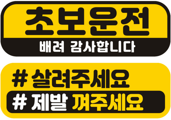 제제데코 자동차 탈부착 자석 고휘도 반사 미디엄 스티커 E230 2종 세트, EC002 + EC048, 1세트