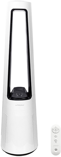 유니맥스 7세대 BLDC모터 타워형 리모컨 날개없는 안전한 선풍기 저소음 가정용 업소용 사무실용, UMF-SK951DC