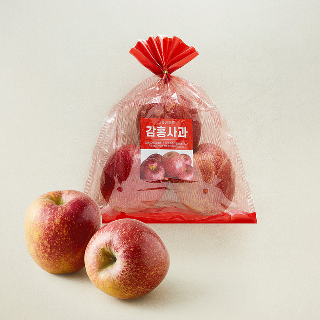 못난이 감홍사과, 1개, 1.2kg(특대과, 3개입)