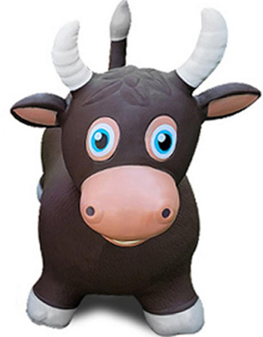 磐石體育 動物造型跳跳球 牛牛款, 1個, 小牛 棕色