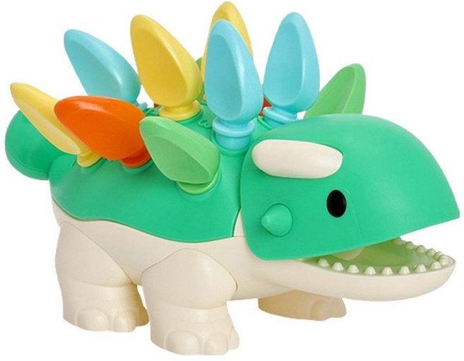 KesB 健力小肌肉恐龍斯派克形狀配對玩具, 1組, 多色