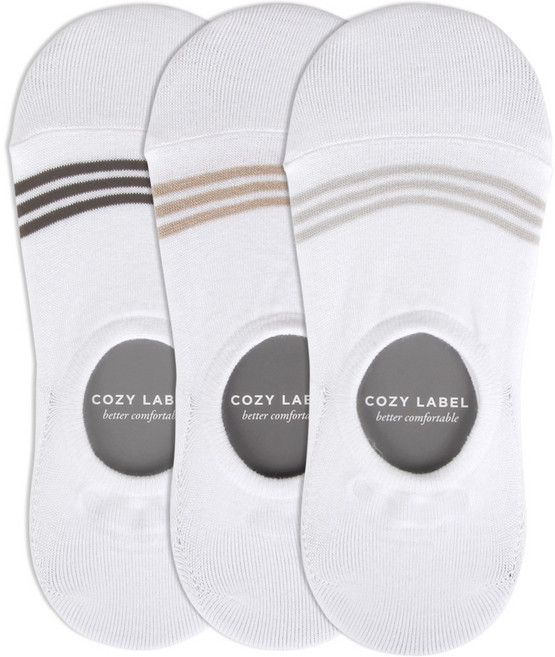 코지라벨 남성용 심플한 여름 데일리 페이크 삭스 3켤레