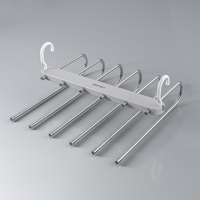 리씨상점 투웨이 6단 바지걸이, 그레이, 1개