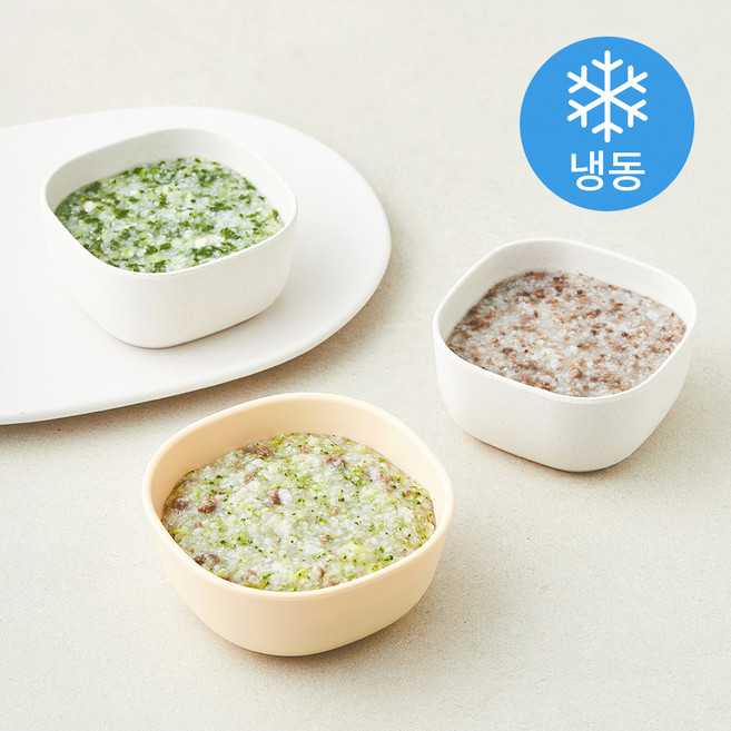 이너프 2단계 죽 3팩 4일 식단 A세트 450g (냉동), 1세트