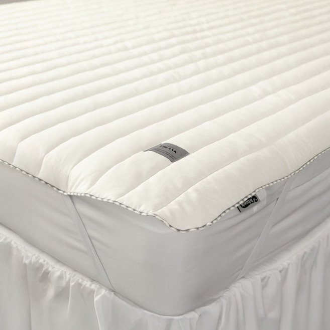 이블랑 국내 제조 아르떼 알러지케어 멜로형 침대패드, 01 화이트