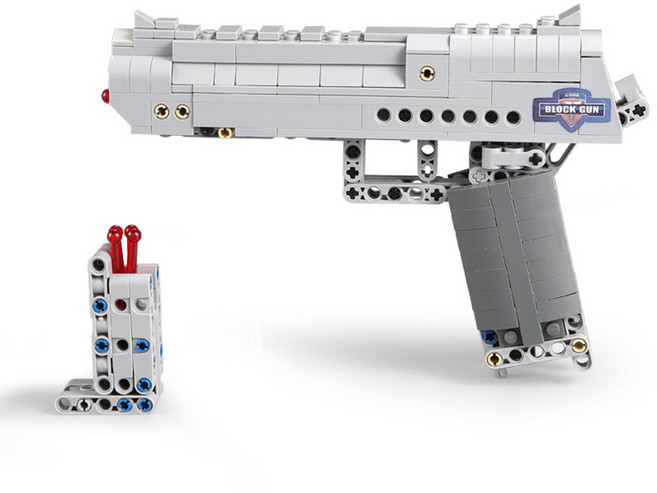 CaDA 咔搭 沙漠之鷹積木槍 307片, 1個, 多色