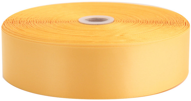 아이엔피 공단리본 40mm, 개나리 노랑, 90m