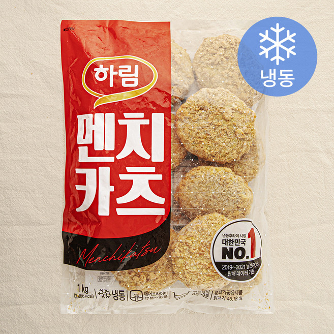 하림 멘치카츠 (냉동), 1kg, 1개
