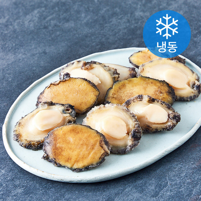 손질된 자숙 전복살 (냉동), 1개, 200g