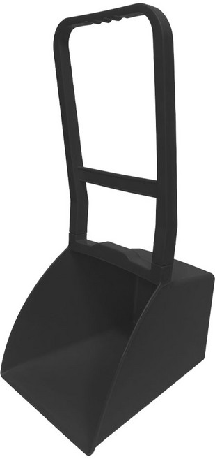 월드크린 컬러 외곽 쓰레받기, 1개, 블랙