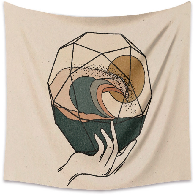 오저씨 태피스트리 패브릭 포스터 MO24, 130 x 150 cm